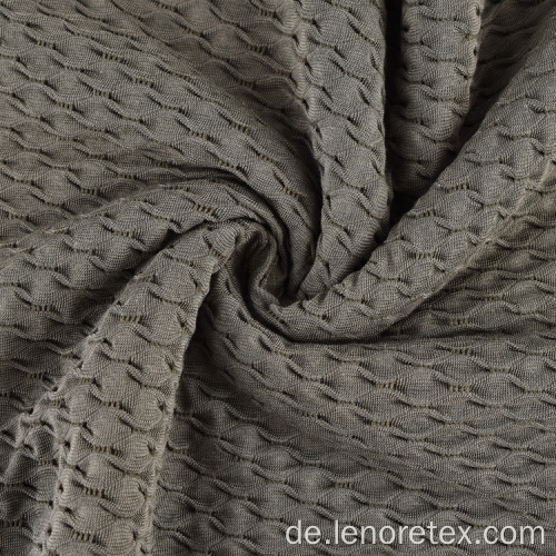 93% Polyester 7% Stretch-Strick-Jacquard-Gewebe